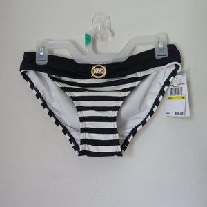 MICHAEL Michael Kors Bandeau Bikini Bottom Stripe M